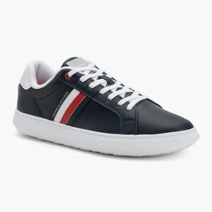 Tommy Hilfiger Essential Leather Cupsole sivatagi égbolt férfi cipő (Essential Leather Cupsole FM0FM04921DW5) kép