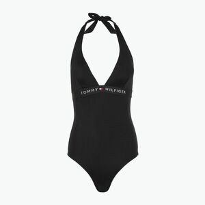 Tommy Hilfiger Halter egyrészes fürdőruha fekete (Halter One Piece UW0UW05850BDS) kép