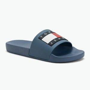 Tommy Jeans Pool Slide Ess DBX kék part férfi flip-flopok (Pool Slide Ess DBX EM0EM01191DBX) kép