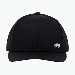 Alpha Industries Metal Label rep fekete/fémezüst baseball sapka (Metal Label 156905530) kép