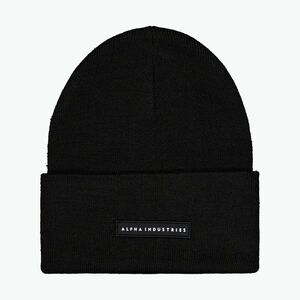 Sapka Alpha Industries Rubber Logo Beanie black (Rubber Logo Beanie 25890203) kép