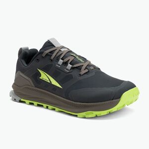 Férfi Altra Lone Peak 9 vízálló alacsony lime/fekete cipő (Lone Peak 9 Waterproof Low AL0A85PM3001) kép
