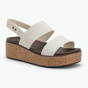 Női Crocs Brooklyn Cork Low Wedge kréta szandálok (Brooklyn Cork Low Wedge 211144-0WV) kép