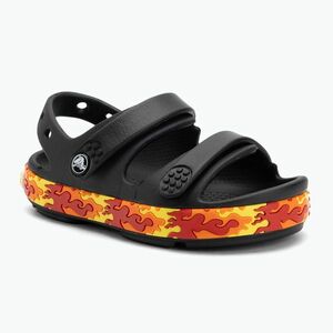 Crocs Crocband Cruiser Flames fekete gyermek szandálok (Crocband Cruiser Flames 211269-001) kép