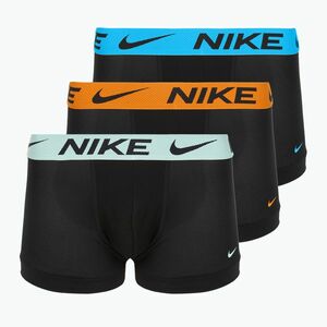 Nike Dri-FIT Cotton Trunk férfi boxeralsó 3 pár fekete menta hab / kék hős / világos kerámia wb (Dri-FIT Trunk KE1224-EWD) kép