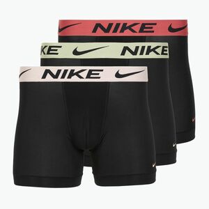 Férfi Nike Dri-Fit Essential Micro Boxer Brief 3 pár blk mosott korall/olive aura/abrtract blue edge wb (Dri-Fit Essential Micro KE1157-U9N) kép