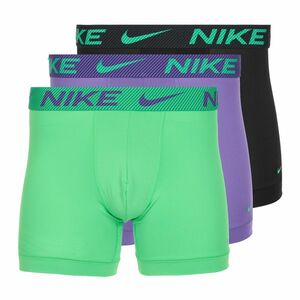Férfi Nike Dri-Fit Essential Micro Boxer Brief 3 pár zöld sokk/vadlila/fekete txtd wb (Dri-Fit Essential Micro KE1157-F6W) kép