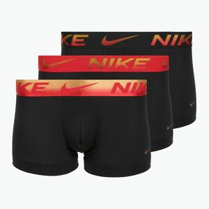 Nike Dri-Fit Essential Micro Trunk férfi boxeralsó 3 pár blk/uni piros/blk/uni piros metál színátmenet wb (Dri-Fit Essential Micro Trunk KE1156-5YK) kép