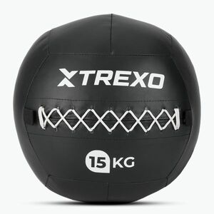 XTREXO falilabda 15 kg fekete (Wall Ball TRX-WLB015) kép