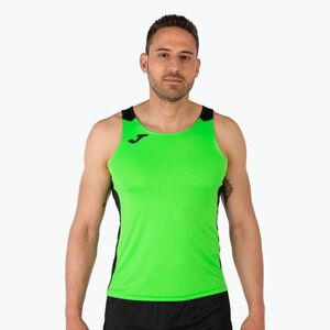 Férfi Joma Record II Tank Top fluor zöld/fekete futópóló (Record II Tank Top 102222.021) kép