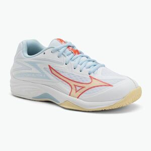 Női röplabda cipő Mizuno Thunder Blade Z fehér/calypso coral/pale banán (Thunder Blade Z V1GC237030) kép