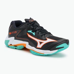 Mizuno Wave Lightning Z8 röplabda cipő fekete/angol/jégzöld (Wave Lightning Z8 V1GA240007) kép