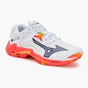 Mizuno Wave Lightning Z8 fehér/tüzes korall 2/citrus röplabdacipő (Wave Lightning Z8 V1GA240098) kép