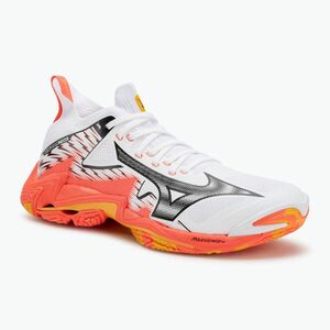 Mizuno Wave Lightning Neo 3 fehér/tüzes korall 2/citrus röplabdacipő (Wave Lightning Neo 3 V1GA240298) kép