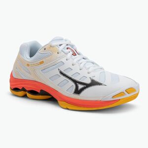 Röplabda cipő Mizuno Wave Voltage 2 fehér/tűzkorall 2/citrus (Wave Voltage 2 V1GA246098) kép