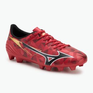 Mizuno α II Select Md morelia 40. piros/fekete/arany futballcipő (α II Select Md P1GA256560) kép