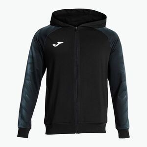 Férfi Joma Elite XI Hoodie fekete/antracit futó melegítőfelső (Elite XI Hoodie 103826.110) kép