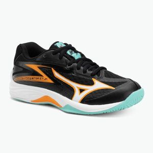 Gyermek röplabda cipő Mizuno Lightning Star Z7 fekete/angol/jégzöld (Lightning Star Z7 V1GD230312) kép