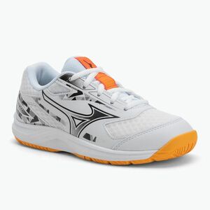 Mizuno Stealth Star 3 fehér/tüzes korall 2/citrus gyermek cipő (Stealth Star 3 X1GC250701) kép