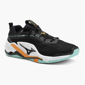 Mizuno Wave Stealth Neo 2 kézilabda cipő fekete/angelo/jégzöld (Wave Stealth Neo 2 X1GA240012) kép