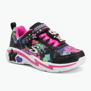 Skechers Snuggle Skech Squad fekete/multi gyerekcipő (Snuggle Sneaks Skech Squad 302214L BKMT) kép