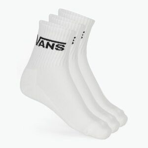 Vans Classic Half Crew zokni 3 pár fehér (Classic Half Crew VN000QBWWHT) kép