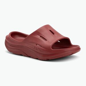 HOKA Ora Recovery Slide 3 bors/paprika flip-flopok (Ora Recovery Slide 3 1135061-PRPP) kép