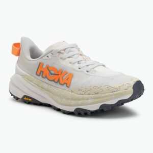Férfi futócipő HOKA Speedgoat 6 Wide fehér/neon mandarin (Speedgoat 6 Wide 1147811-WNG) kép