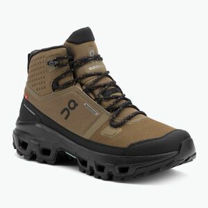 Férfi túracipő On Cloudrock Mid Waterproof hunter/fekete (Cloudrock Mid Waterproof 3MF10161473) kép