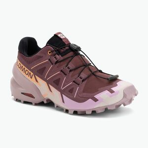 Női futócipő Salomon Speedcross 6 catawba grape/papaya/deauville mauve (Speedcross 6 L47581800) kép