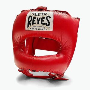 Cleto Reyes hegyes arcú nylon bár piros boxsisak (With Pointed Face Nylon Bar CE388R) kép