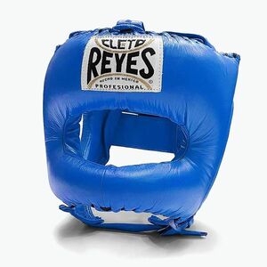 Cleto Reyes hegyes arcú nylon bárkás kék boxsisak (With Pointed Face Nylon Bar CE388Z) kép