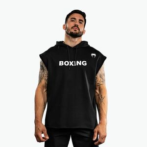 Férfi Venum Boxing VT ujjatlan kapucnis pulóver fekete/fehér (Boxing VT Sleeveless Hoodie 05817) kép