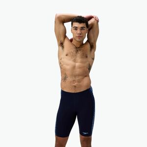 Férfi Speedo Endurance+ Tech Panel úszónadrág, navy/sugar blue (Endurance+ Tech Panel Jammer 8-00522418662) kép
