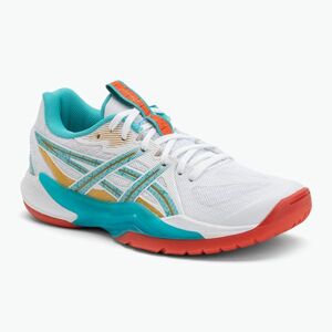 Női ASICS Powerbreak FF röplabdacipő fehér/tengerzöld (Powerbreak FF 1072A123-960) kép