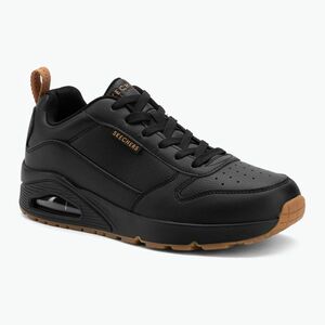 Férfi Skechers Uno Alder fekete cipő (Uno Alder 183012 B) kép