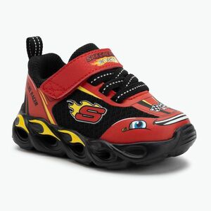 Gyerekcipők SKECHERS Skechers Thermo-Flash Wheel Buddies piros/fekete (Thermo-Flash Wheel Buddies 402306N RDBK) kép