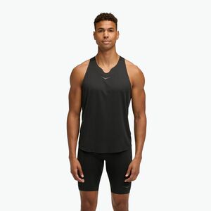 Férfi futópóló HOKA Race Singlet hoka fekete (Race Singlet 1164154-BLK-S) kép