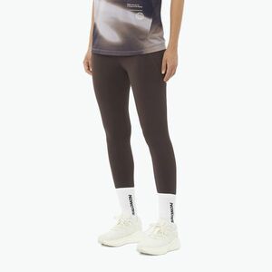 Női futó leggings Salomon SHAKEout Bliss 25" kávébabszínű (Shakeout Bliss 25" LC2418700) kép