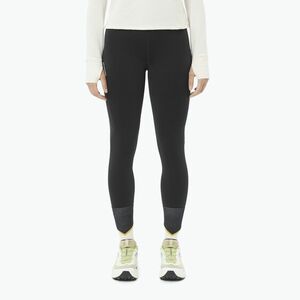 Női futó leggings Salomon Shakeout Core Warm mély fekete (Shakeout Core Warm LC2611500) kép