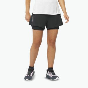 Női futóshort Salomon Sense Aero 2IN1 mélyfekete (Sense Aero 2IN1 LC2037600) kép