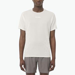 Férfi futópóló Salomon Sense Aero GFX whisper white (Sense Aero GFX LC2700100) kép