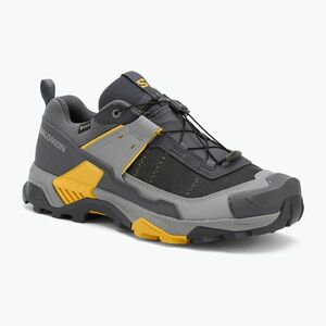 Férfi Salomon X ULTRA 5 GTX túracipő turbulence/monument/spicy mustard (X ULTRA 5 GTX L47725900) kép