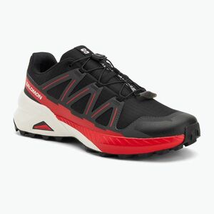 Férfi futócipő Salomon Speedcross Peak fekete/aszfalt/tüzes piros (Speedcross Peak L47790100) kép