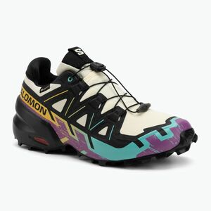 Férfi futócipő Salomon Speedcross 6 GTX átlátszó sárga/fekete/vízesés (Speedcross 6 GTX L47879800) kép
