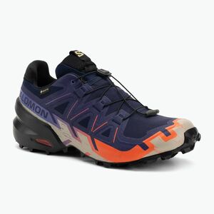 Férfi futócipő Salomon Speedcross 6 GTX maritime blue/fekete/cseresznye paradicsom (Speedcross 6 GTX L47980700) kép