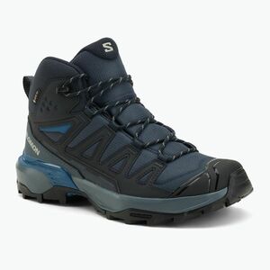 Férfi túrabakancs Salomon X Ultra 360 Mid GTX kék éjszaka / sötétkék / sötétkék (X Ultra 360 Mid GTX L47864800) kép