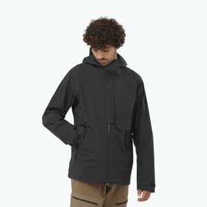 Férfi esőkabát Salomon Outerpath Pro 2.5 l mély fekete (Outerpath Pro 2.5 l LC2206000) kép