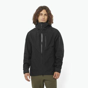 Férfi softshell dzseki Salomon Outline 3l GTX mélyfekete (Outline 3l GTX LC2536500) kép