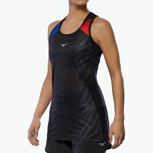 Női Mizuno DryAeroFlow Graphic Tank futópóló oni red (DryAeroFlow Graphic Tank J2GAC20399) kép